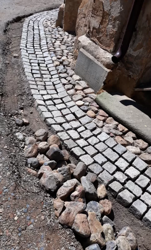 Částečné dokončení odvodnění 08_2020